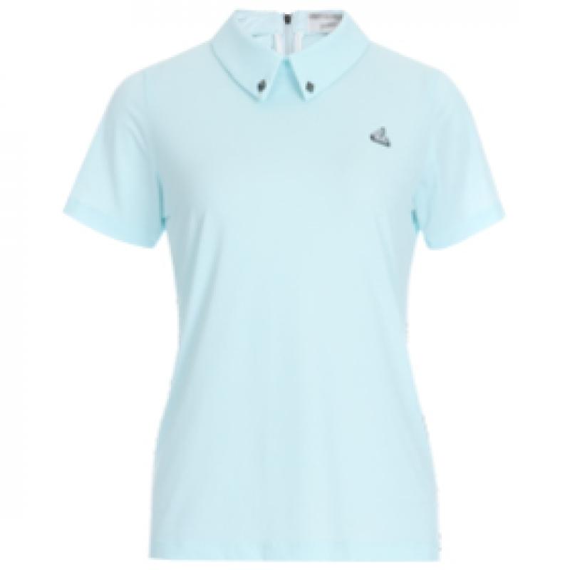 Shop Men S Stud Golfwear Short Sleeve Polo Shirt Black Lb wSh 224