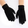 Winter Touch Screen Gloves Warm Stretch Knit Mittens Full Finger Female Crochet Thicken Gloves AVE