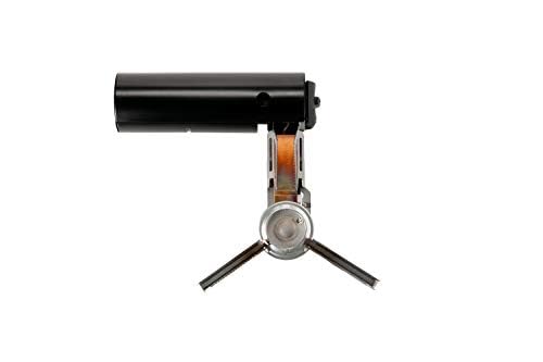 Snow Peak HOME & CAMP Burner (GS-600BK) - Black, Compact Tabletop Gas Stove for Outdoor Camping and Cooking (Includes Sticker)