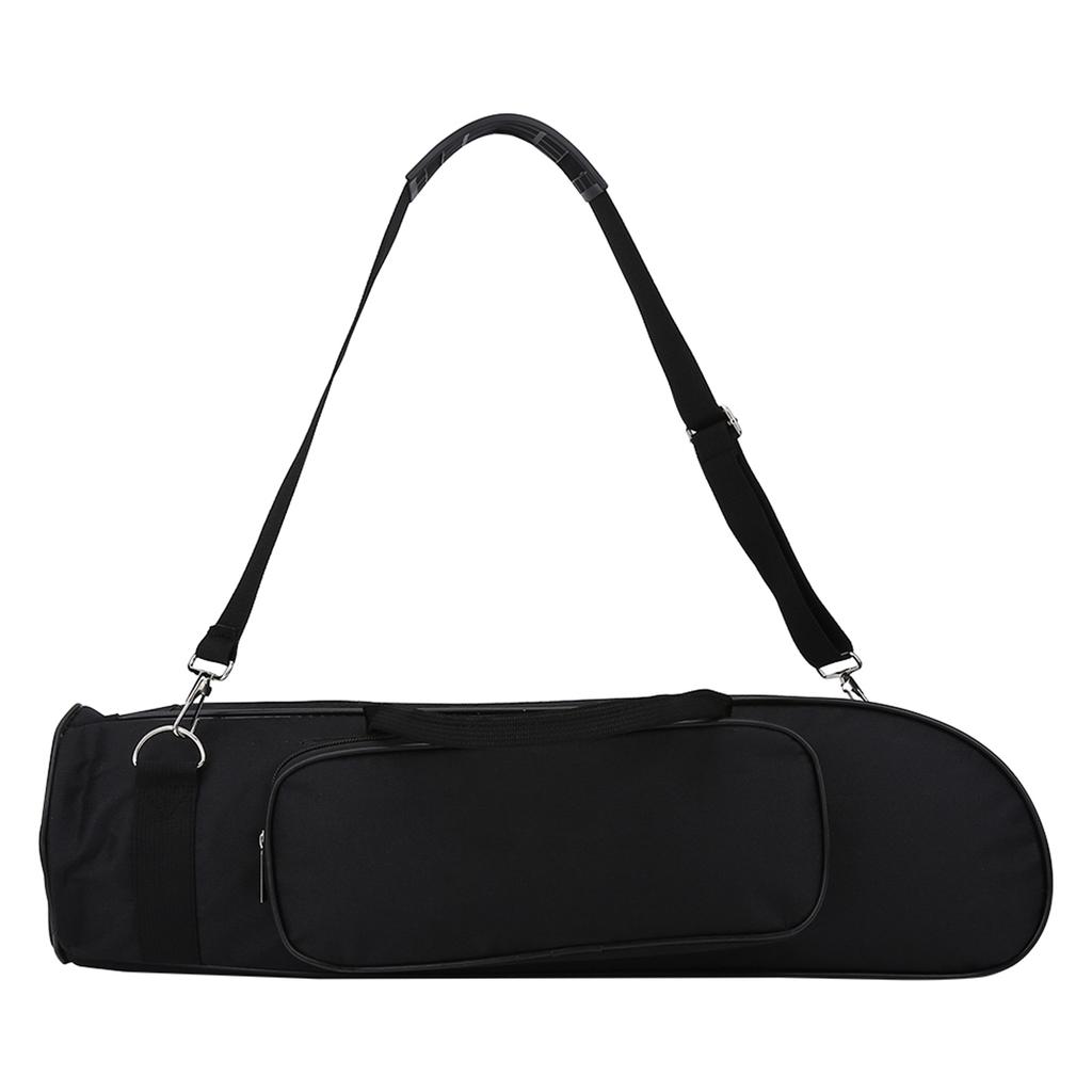 LADE Oxford Cloth Thicken Trumpet Bag with Shoulder Belt (Black)
