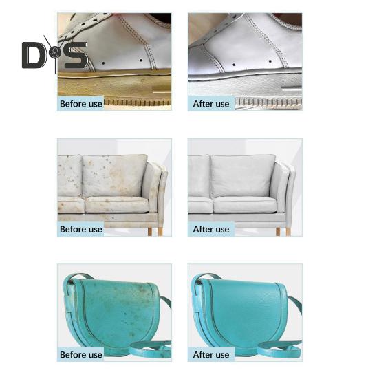 Крем для чистки обуви White Shoe Cleaner, безопасные ингредиенты, чистящая паста, простой в использовании аппликатор-губка, универсальное многофункциональное чистящее средство