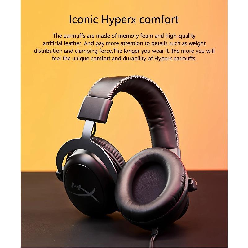 HYPERX Игровая гарнитура Cloud II Hi-Fi 7.1 объемный звук/съемный микрофон/USB звуковая карта для ПК PS проводные игровые наушники Cloud 2