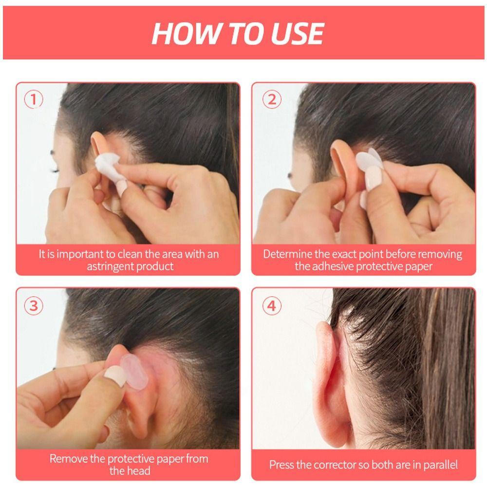 2/4/6/8 шт. без хирургического вмешательства, корректор для ушей, прозрачная невидимая лента для ушей, расширяющийся корректор для ушей