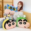 Cartoon Rabbit Xiaoxin's Head Plush Toy Girl Office Frog Sleeping Pillow Seat Bee Super Man Leaning Pillow