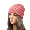 New Autumn And Winter Wool Cap European And American Women's Capped Cap Warm Knitted Cap Simple Solid-Coloured Cap