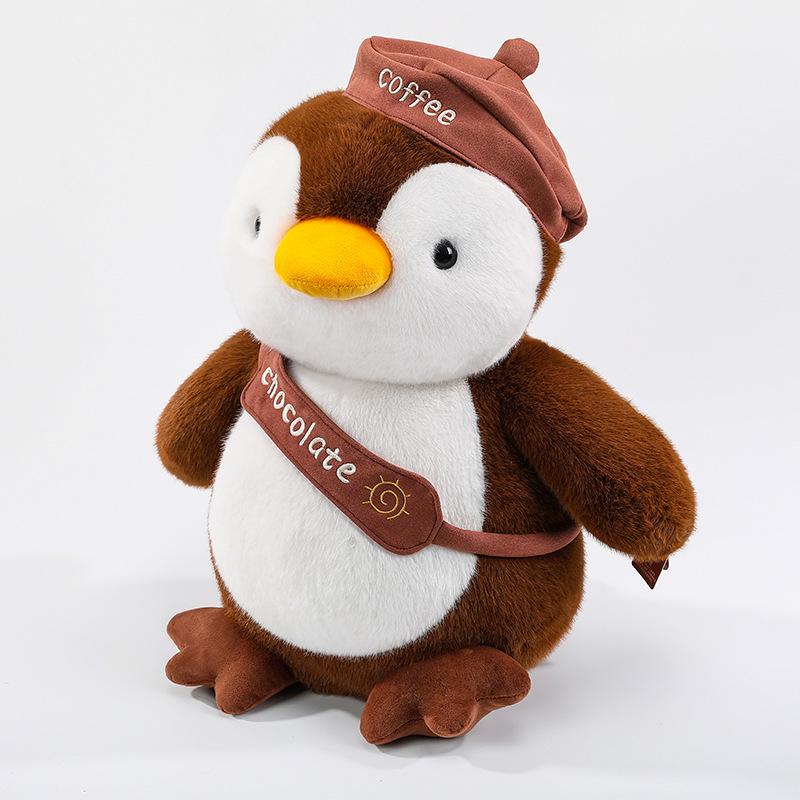 Graduation-Ceremony Penguin Plush Toy with Hood
