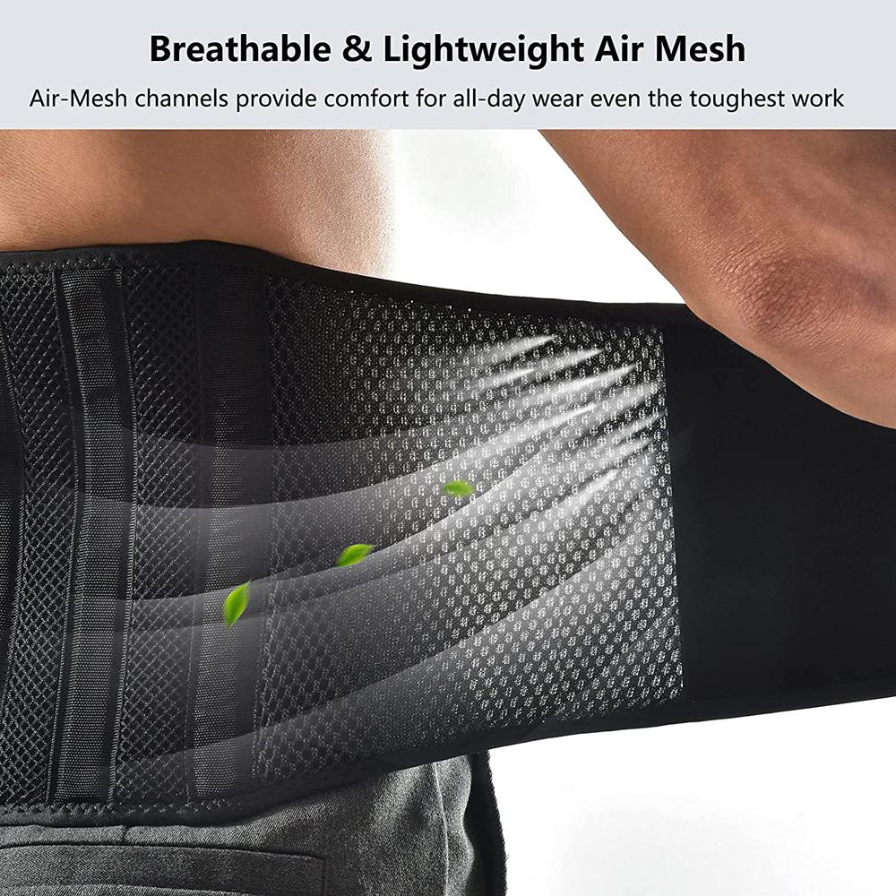 Breathable Back Brace For Men Women Waist Lumbar Support Belt Sciatica Herniated Disc Scoliosis Back Pain Relief