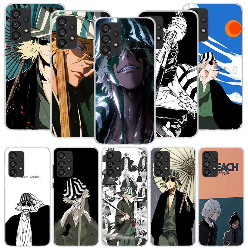 Чехол для телефона Bleach Kisuke Urahara для Samsung Galaxy A17 A16 A14 A15 A13 A57 A56 A54 A55 A53 A37 A36 A34 A35 A33 A26 A24 A25 A23
