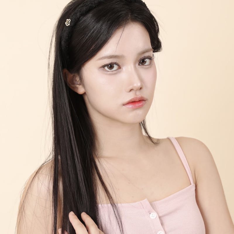 КАТТЛАЙН Черная роза твидовая повязка для волос