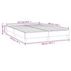 Box Spring Bed Frame Light Gray 140 x 190 cm Velvet