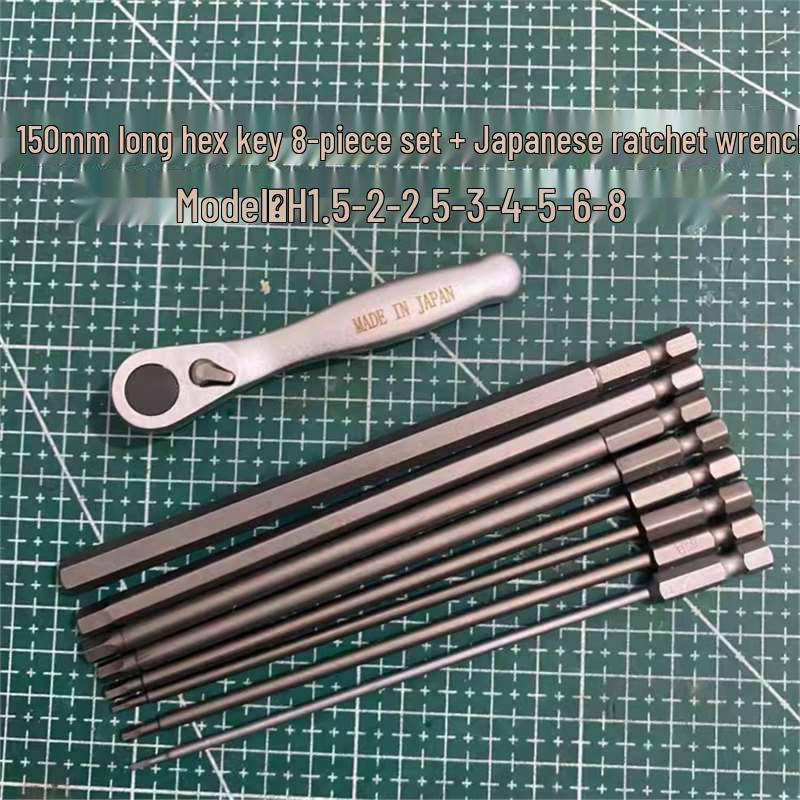 Рукоятка мини-трещотки Yokohama 1/4" - Двусторонняя с быстрым сбросом для вращения вперед и назад