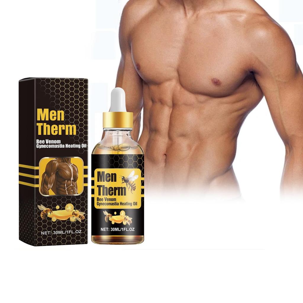 Men's Chest Care Solution Designed Specifically For Men To Enhance Skin Elasticity, Health 30ml