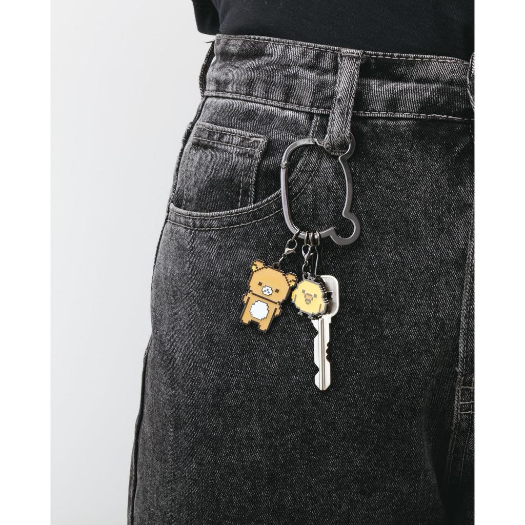 [San-X] Карабин-брелок для детей, Rilakkuma & Kiiroitori держатель для ключей, один размер
