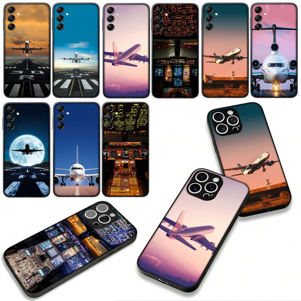 Aircraft Travel SKY Phone Cover for Xiaomi Redmi Note 14 12 13 ProPlus A4 A3 Pro Plus 12C 13C 14C 5G Case