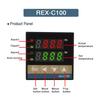 REX-C100 ПИД-регулятор температуры 220 В 400 градусов Цифровой термостат Выход 40 А Твердотельное реле (SSR) Термопара типа K