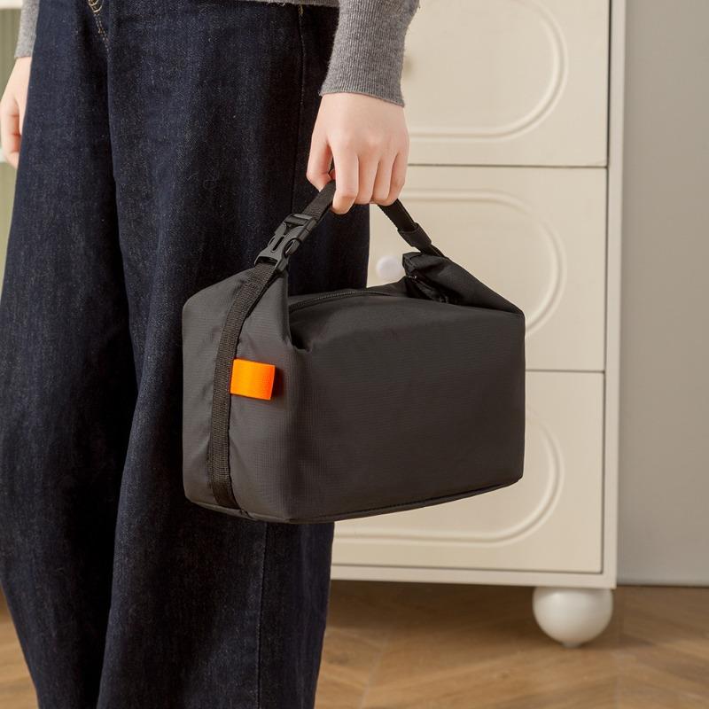 Large Capacity Insulated Lunch Bag Durable Oxford Fabric, for Camping, Office, School, Picnics Lunch Box Kitchen Food Storage