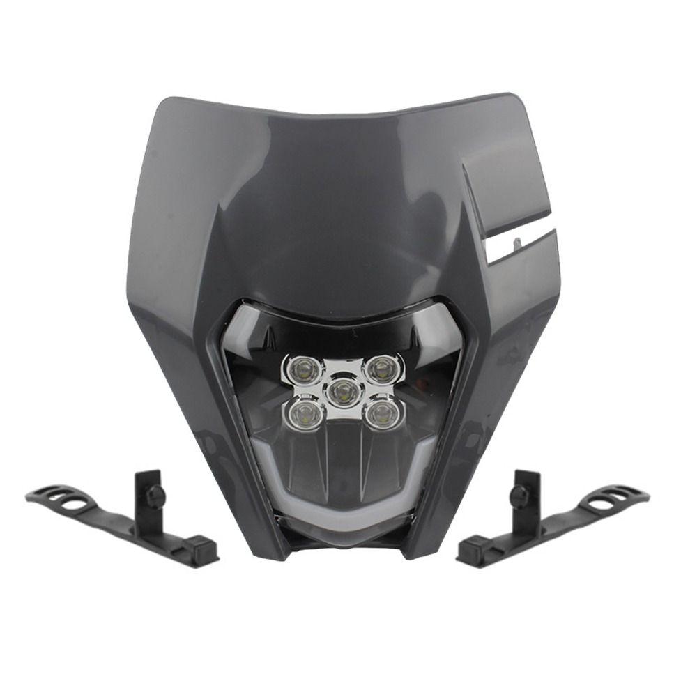 For KTM Motorcycle Headlight Plate 12V/5A Motocross Enduro Mask Motocross Headlamp Outdoor