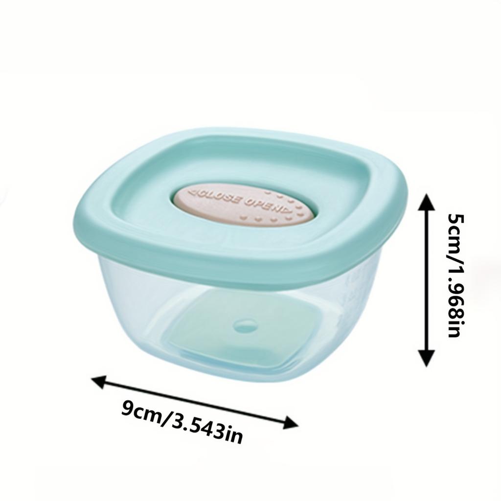 1pc Food Grade Food Supplement Box, Small Bento Box, Snack Box, Fruit Box, Leakproof Food Container, For Teenagers And Workers A