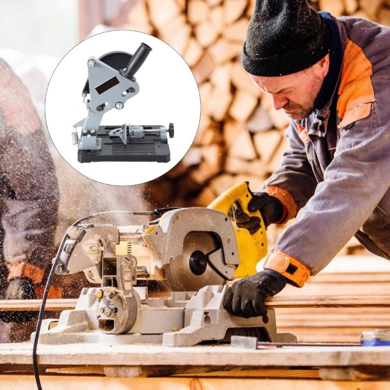 Сверхпрочная подставка для угловой шлифмашины с фиксированным углом, полировальная машина, кронштейн для шлифмашины, многофункциональный держатель для отрезной машины, опорный кронштейн