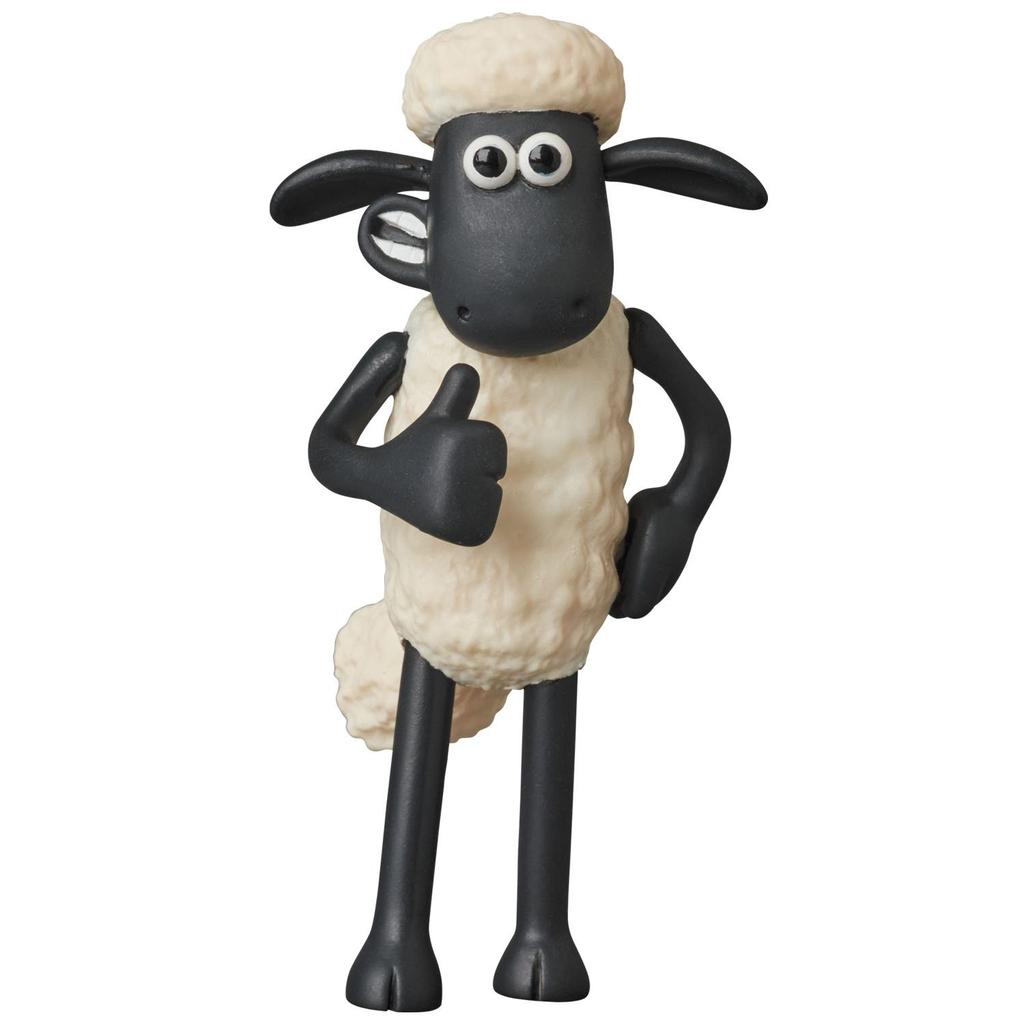 UDF Ultra Detail Figure 425 Aardman Animations approximately 73mm finished figure No. #1 Shaun, tall, pre-painted,