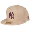New Era 59Fifty Fitted Cap - MLB New York Yankees Beige