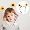 Cartoon Sunflower Decor Hair Hoop Spring Design Anti-slip Teeth Headband Children Adult Plastic Lightweight Headband