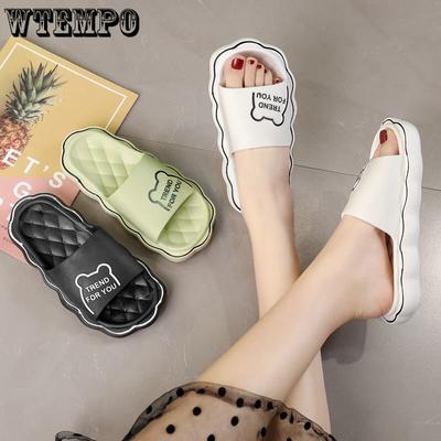 Брендовые летние женские тапочки, домашние легкие, мягкие, нескользящие, водонепроницаемые, верхняя одежда, модные темпераментные сандалии