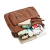 Female Soft Leather Large Capacity Middle-Aged Shoulder Crossbody Bag Multi-Layer Mother Bag
