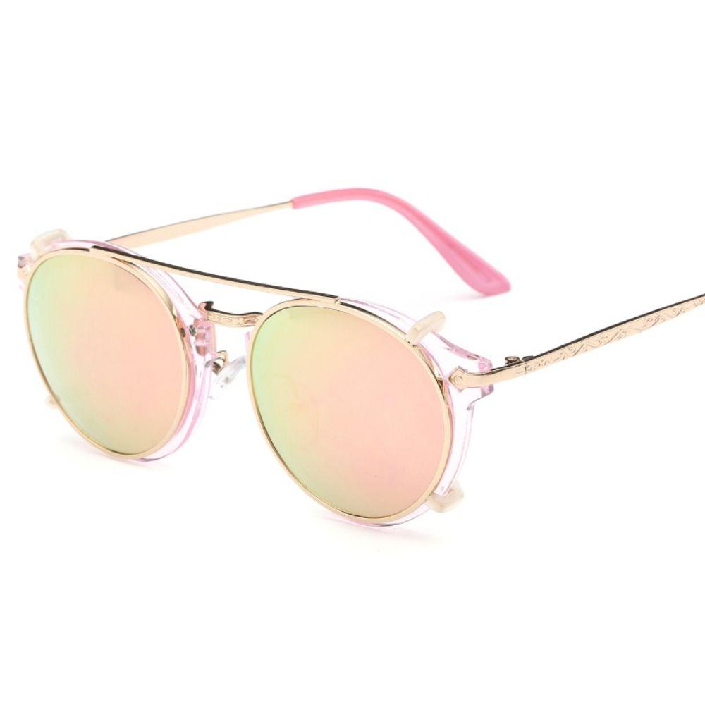 Korean Double Layer Steampunk Flip-Up Sunglasses Two Usage Black Shades Glasses Punk Eyeglasses Flip Cover Computer Eyeglasses