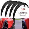4Pcs/Set Universal Flexible Off-road Fender Car SUV Wheel Flare Arch Protector