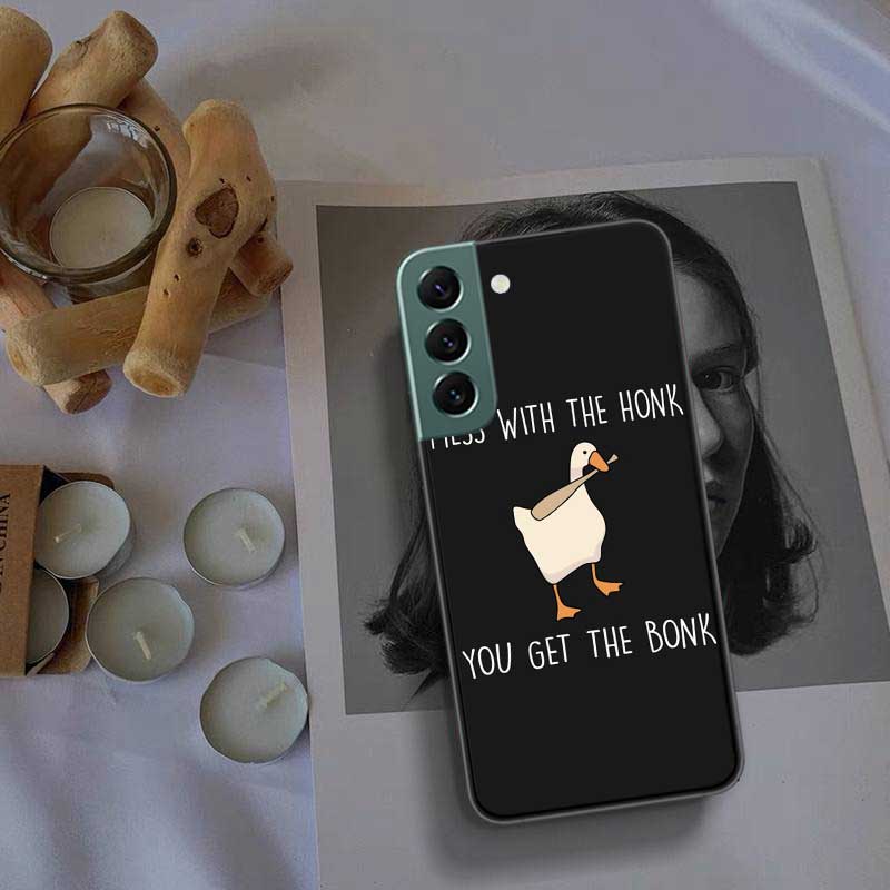 Чехол Flying Duck для телефона Samsung Galaxy S20 FE S21 Plus S22 S23 S24 Ultra S10 S10E S9 S8 S7 Edge, силиконовый мягкий чехол Fun