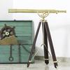 Морской телескоп Тяжелая латунная деревянная тренога
