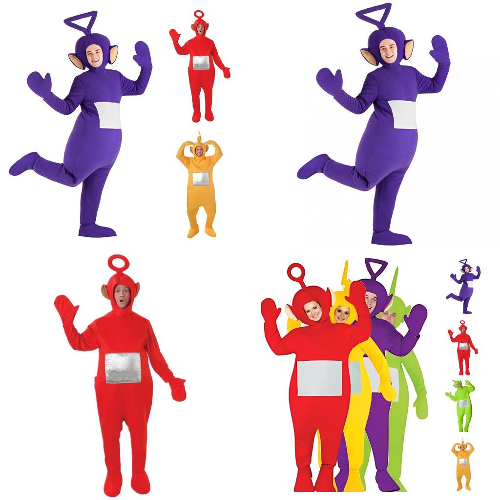 Fun Teletubbies Costume Polyester Bodysuit With Headpiece!