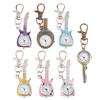 Lovely Pocket Pendant Key Ring Clock Creative Quartz Watch Hanging