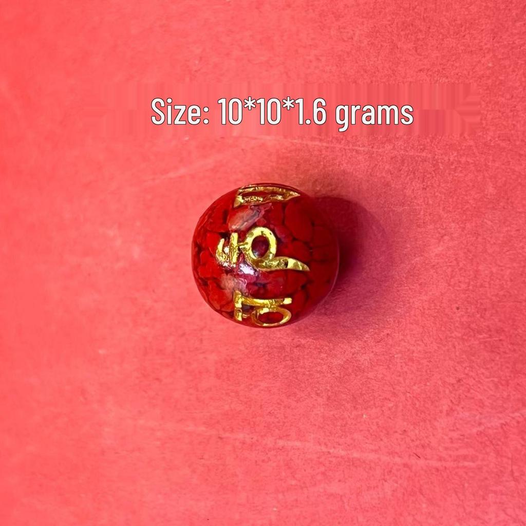 Original Gold-Plated Cinnabar Turtle Shell Fu Plaque and Gourd Pouch Accessories