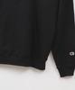 Champion Logo Pullover Made in the 9 Size M to Japanese size One-Point Sweatshirt, USA, oz, C5-P101, Men's, Black, (equivalent M)