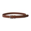 VERDANTSEOUL LINE BELT - TAN BROWN, SILVER
