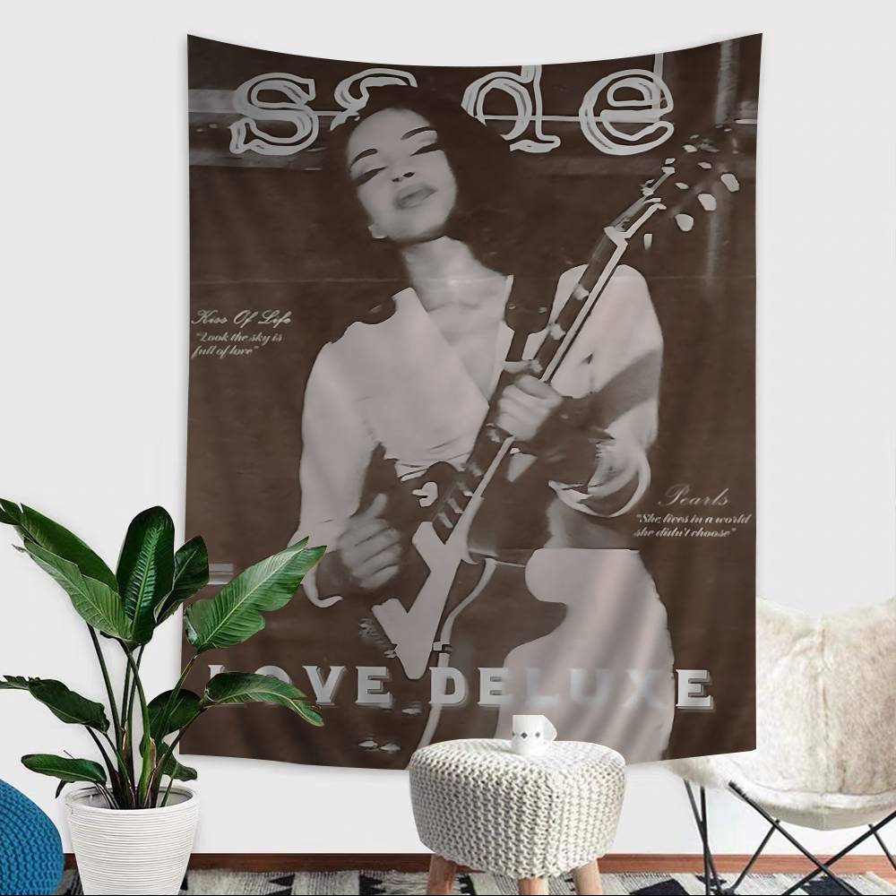 Band SSade Adu Singer Hanging Bohemian Tapestry Indian Buddha Wall Decoration Witchcraft Bohemian Cheap Hippie Wall Hanging