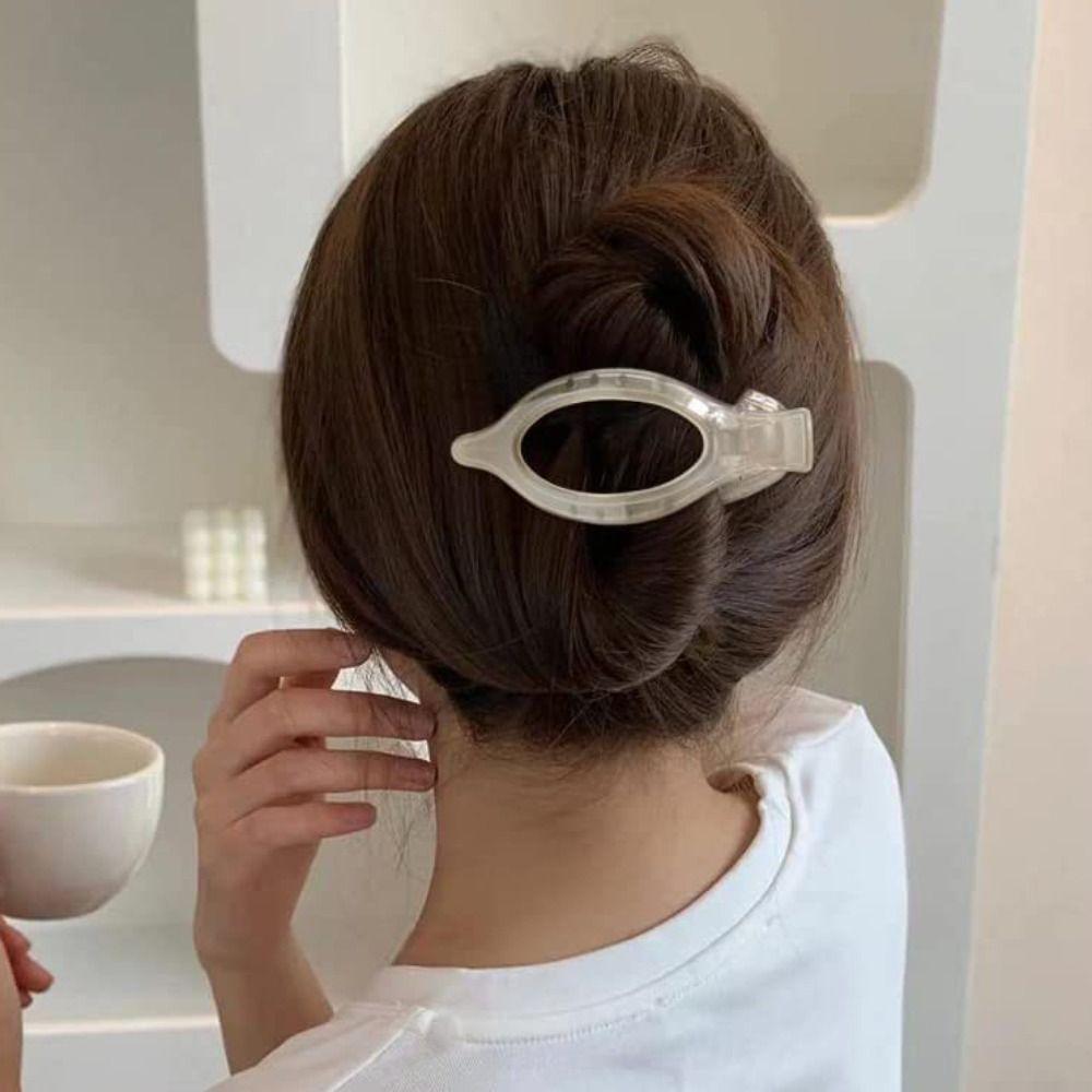 Летняя большая акриловая заколка-заколка для волос, прозрачные плоские заколки-крабы, новые заколки для волос с клювом утки