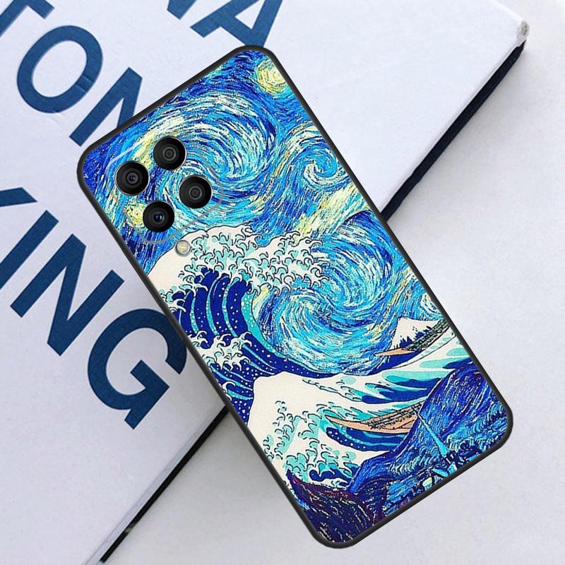 Большая волна для Samsung Galaxy M35 M55 M14 M34 M54 M11 M21 M31 M13 M33 M53 M15 M12 M32 M52 M06 M16 Чехол