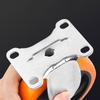 3" / 4" /5'' Wheel Swivel Casters PVC Blackheart Orange Face Furniture Castor dual-axis Brakes Industrial wheels Table Shelf