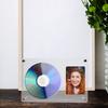 Стойка-витрина для CD-дисков Акриловый домашний декор Для спальни Гостиной Настольный органайзер Ретро-украшение для вечеринки