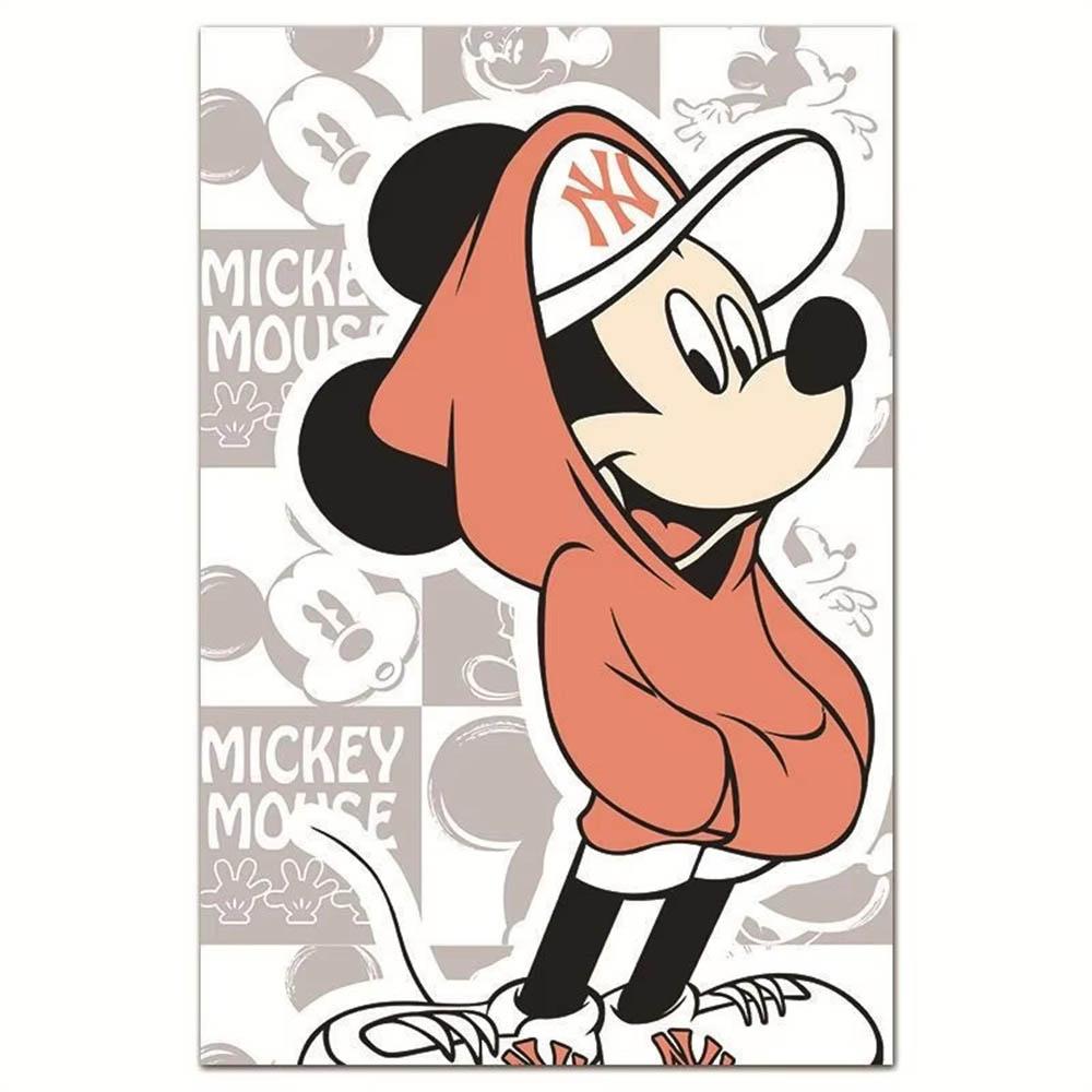 Disney Минималистичный стиль Дональд Дак Дейзи Микки 5D Алмазная Живопись Полная Алмазов Сделай Сам Ручная Алмазная Живопись Мультяшное Украшение Набор для Живописи