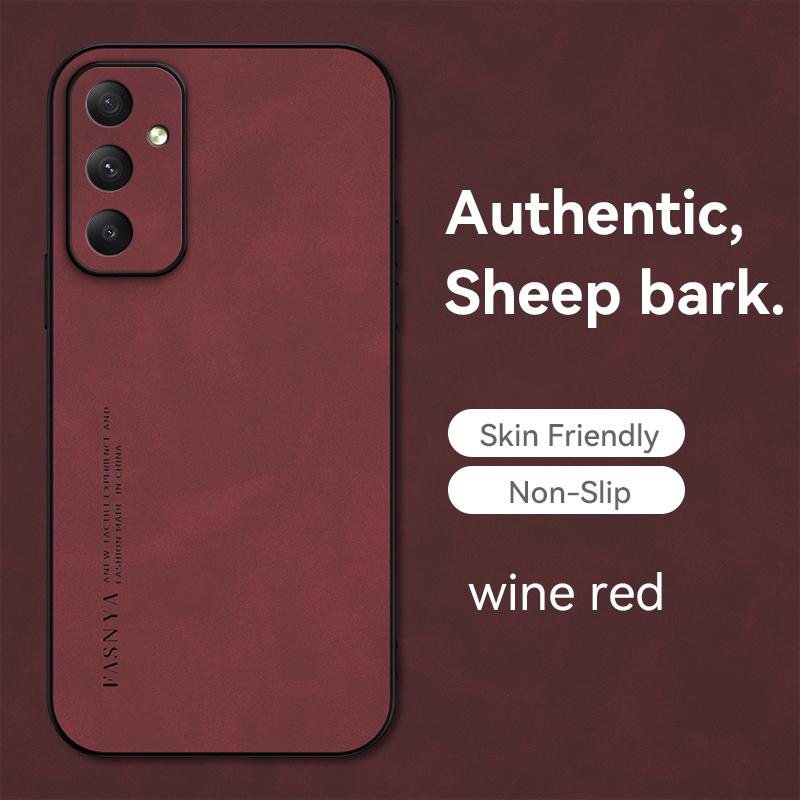 For Samsung Galaxy A35 A 35 5G Case Soft Silicone Edge Hard Back Cover PU Leather Phone Case