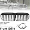 Double Slat Gloss Black Front Grill Grille Fit BMW 7 Series G11 G12 2019-2022