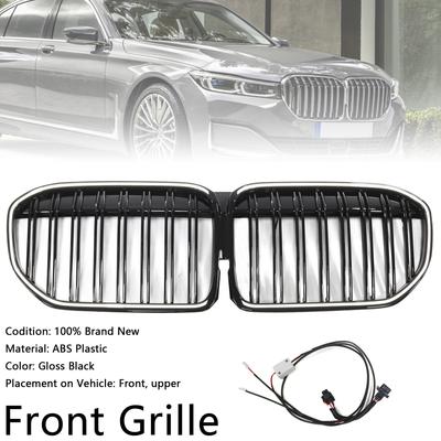 Двойная решетка радиатора, глянцево-черная, для BMW 7 серии G11 G12 2019-2022
