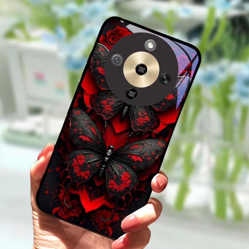 Для Honor X9d HonorX9d Чехол MTN-NX1 Роскошный Расписной Чехол Закаленное Стекло Корпус Телефона Для Honor X 9 D Fundas Coque Защита Камеры