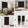 1Pc Shades Self-adhesive Half Windows Nonwoven Folding Curtain Bathroom Balcony Living Room Balcony Curtains Pleated Blinds