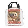 Custom Ballerina Capuchina Italian Brainrot Tung Tung Tung Sahur Lunch Bag Women Thermal Cooler Insulated Lunch Box for Student
