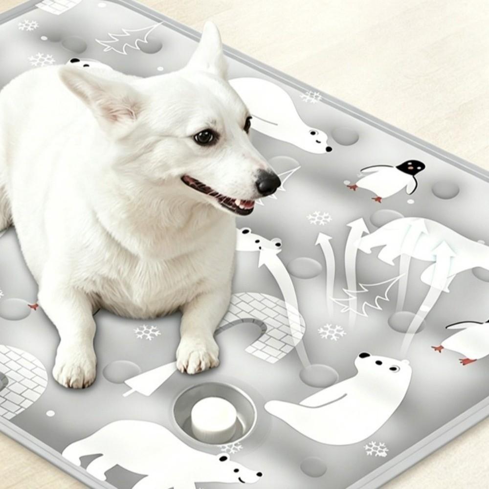 Cartoon Pet Cooling Mat Anti Bite Pet Ice Cushion Floor Mat Cat Sleeping Pad for Small Dogs